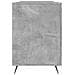 Scrivania Grigio Cemento 140x50x75 Cm In Legno Multistrato - Foto miniatura 4