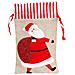 Sacchetto Regalo Di Natale Piccolo Con Babbo Natale - Foto miniatura 1