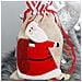 Sacchetto Regalo Di Natale Piccolo Con Babbo Natale - Foto miniatura 2