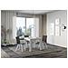 Tavolo Allungabile 90x90/246 Cm Naxy - Bianco Frassino - Foto miniatura 4