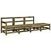 Set Salotto Da Giardino 4 Pz In Legno Impregnato Di Pino - Foto miniatura 2