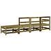 Set Salotto Da Giardino 4 Pz In Legno Impregnato Di Pino - Foto miniatura 3