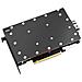 Aquatuning GmbH 13395, Blocco d'acqua + piastra posteriore, Alluminio, Carbonio, Rame, 1/4", 60 °C, 0,8 bar, Nvidia Geforce RTX 4090 Reference Design; INNO3D GeForce RTX 4090 X3 OC, 24GB GDDR6X, HDMI, 3x DP... - Foto miniatura 3