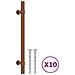 Maniglie per Mobili 10pz Bronzo 160mm in Acciaio Inox - Foto miniatura 2