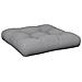 Cuscino Per Pallet Grigio 60x60x12 Cm In Tessuto - Foto miniatura 2