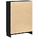 Libreria Rovere Nero 82,5x30,5x115 cm in Legno Multistrato - Foto miniatura 6