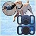 Custodia Per Airtag In Silicone, Design A Zampa Di Gatto, Resistente All'acqua Black - Foto miniatura 2