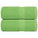 Asciugamani Per Sapone 2 Pz Verde Mela 30x30 Cm 360 G/m Cotone - Foto miniatura 1