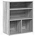 Libreria Grigio Sonoma 60x30x71,5 Cm In Legno Multistrato - Foto miniatura 2