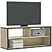 Mobile Tv Rovere Sonoma 100x31x39,5cm Legno Multistrato Metallo - Foto miniatura 1