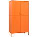 Lusso Casadino -  Armadio Arancione 90x50x180 Cm In Acciaio - Foto miniatura 1