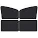 Set Di Parasole Per Auto - 4 Pezzi (2 Anteriori E 2 Posteriori) - Fibra Di Carbonio 5d, Magnetici - Foto miniatura 1