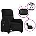 Poltrona Reclinabile Massaggiante Elettrica Nera Microfibra - Foto miniatura 6