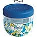 Contenitore Alimentare Con Motivo Peonie 770ml Con Coperchio Antiscivolo, Blu - Foto miniatura 3