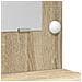 Set di 2 pezzi di toeletta con LED in legno ingegnerizzato Rovere Sonoma - Foto miniatura 8