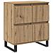 Credenza Marrone 60 x 35 x 70 cm Legno multistrato - Foto miniatura 1