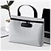 Grande Borsa Con Serratura A Combinazione - Organizer Sicuro In Poliestere Per Documenti Grey - Foto miniatura 2