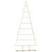 Albero di Natale in metallo con supporto Oro 210 cm - Foto miniatura 1
