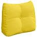 Cuscino per Schiena Giallo Chiaro 60 x 24 x 50 cm Tessuto - Foto miniatura 1