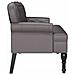 Panca Chesterfield Grigio 119.5 x 64.5 x 75 cm Pelle Sintetica - Foto miniatura 5