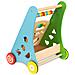Camminatore 4-in-1, spingi, tavolo, multifunzionale, musicale, educativo, cavalcabile, verde - Foto miniatura 3