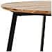 Tavolino Rotondo In Metallo E Legno 80x80x45h Cm - Foto miniatura 6
