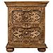 Comodino In Legno Artigianale Marrone 50x40x60. - Foto miniatura 2