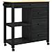 Carrello da Cucina MONZA Nero 84 x 40 x 88,5 cm - Foto miniatura 1