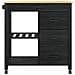 Carrello da Cucina MONZA Nero 84 x 40 x 88,5 cm - Foto miniatura 5