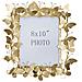 Cornice Portafoto Butterfly Glam In Ferro Oro Con Farfalle 20x25 - Foto miniatura 2