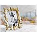Cornice Portafoto Butterfly Glam In Ferro Oro Con Farfalle 20x25 - Foto miniatura 5