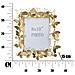 Cornice Portafoto Butterfly Glam In Ferro Oro Con Farfalle 20x25 - Foto miniatura 6