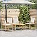 Set di Mobili da Esterno 4 pcs Naturale e Bianco Crema - Foto miniatura 2