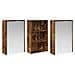 Set di Armadi da Bagno con lo scaffale 3 pcs 126 x 16 x 62.5 cm - Foto miniatura 5