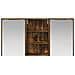 Set di Armadi da Bagno con lo scaffale 3 pcs 126 x 16 x 62.5 cm - Foto miniatura 6
