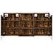 Set di Armadi da Bagno con lo scaffale 3 pcs 126 x 16 x 62.5 cm - Foto miniatura 7