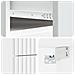 Mobiletto da notte a muro 2 pcs Bianco Lucido 34,5 x 33 x 40 cm - Foto miniatura 8