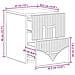 Mobiletto da notte a muro 2 pcs Bianco Lucido 34,5 x 33 x 40 cm - Foto miniatura 9