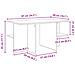 Tavolino da salotto Legno antico 87 x 50 x 45 cm - Foto miniatura 9