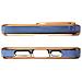 Custodia Colorata Per Illuminazione, Per Samsung Galaxy A73 5g, Cover In Gel Con Cornice Dorata Blu. - Foto miniatura 6