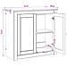 Supporto per Acquario PANAMA Marrone 81 x 36 x 73 cm 250 kg - Foto miniatura 8