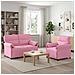 Set di divani 2 pz Rosa Tessuto - Foto miniatura 6