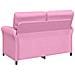 Set di divani 2 pz Rosa Tessuto - Foto miniatura 8