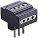 Adattatore Triplo Grigio 10a - Foto miniatura 2