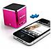 Mini Speaker Audio Portatile MusicMan Potenza Totale 2W USB Colore Roso - Foto miniatura 3