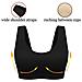 4 pezzi Reggiseno preformato massimo comfort nero 2XL - Foto miniatura 3