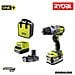 Trapano Avvitatore Impatto Brushless 18v Oneplus - 2 Batterie Lithiumplus 5ah - 2ah - Quick Charger 2.0ah - R18pdb - Foto miniatura 4
