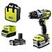 Trapano Avvitatore Impatto Brushless 18v Oneplus - 2 Batterie Lithiumplus 5ah - 2ah - Quick Charger 2.0ah - R18pdb - Foto miniatura 5