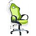 Sedia Da Gaming E Ufficio In Tessuto Traspirante Verde Ichair - Foto miniatura 31