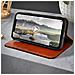 Custodia Apple Iphone 11 Pro Maxpelle Portafoglio Funzione Stand - Camel - Foto miniatura 3